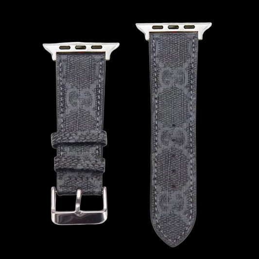 Charcoal GG Apple Watch Band