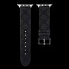 Black Imprint GG Apple Watch Band