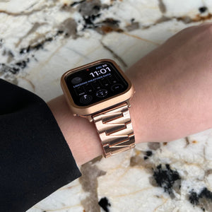 Classic Link Stainless Steel Apple Watch Band – Inspire Bandz™️