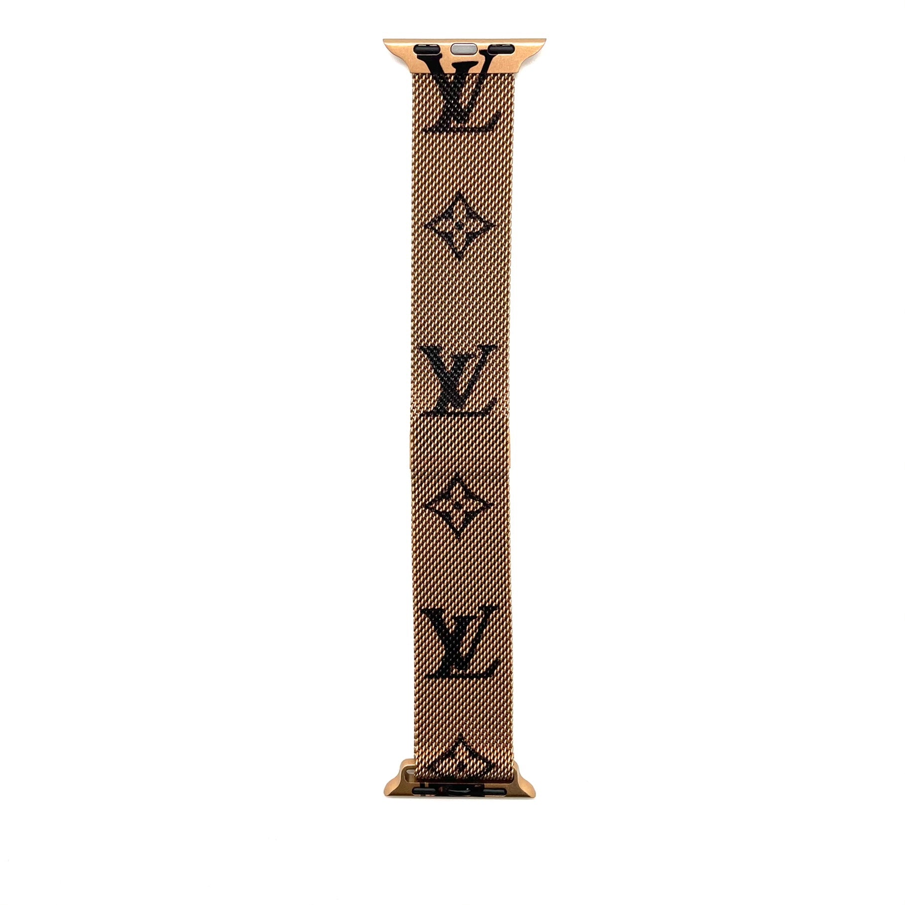 mono milanese lv apple watch band