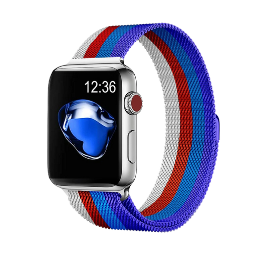 Spectrum Striped Milanese Band